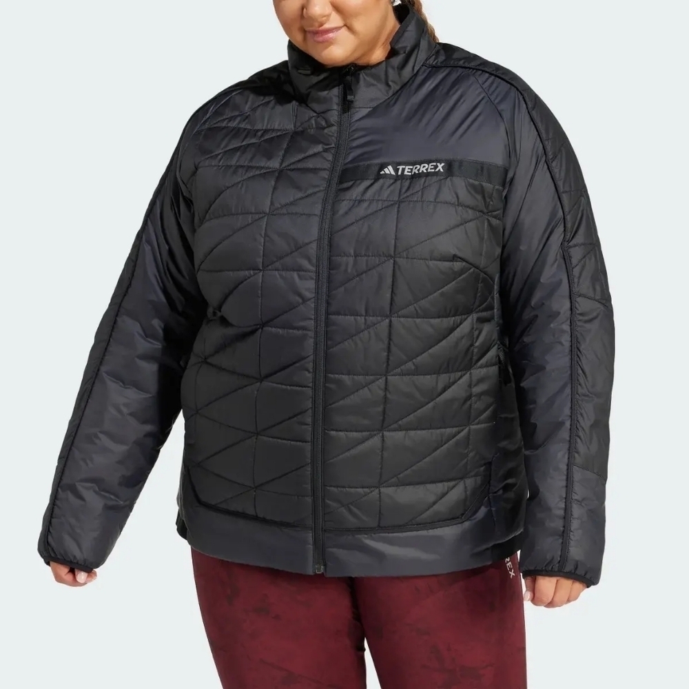 Adidas Terrex Multi Insulated Black Jacket IB4211 Women's Plus Size 3X